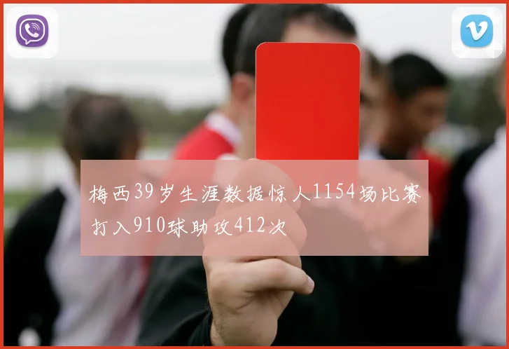 梅西39岁生涯数据惊人1154场比赛打入910球助攻412次